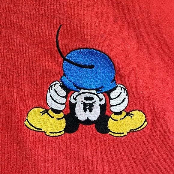 Disney Mickey Mouse & Co Vintage Single Stitch NY USA made Rare Butt Size Large - Picture 2 of 6
